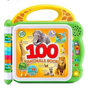 New in package Leap Frog 100 animals bilingual talking book Spanish English